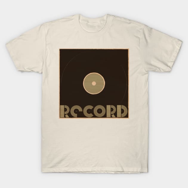 Record T-Shirt by modernistdesign